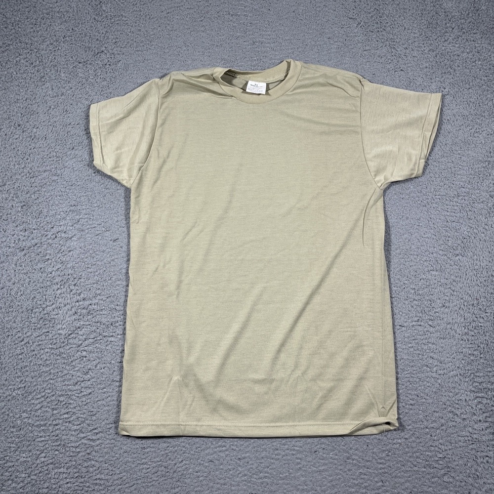 Skilcraft DLA Troop Support T-Shirt 3 PACK Men M Sand Army Crew Military NEW VTG